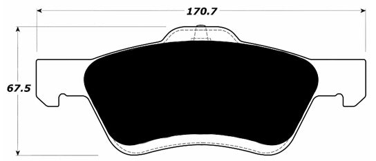 Porterfield Brake Pads for 2010 FORD ESCAPE Hybrid