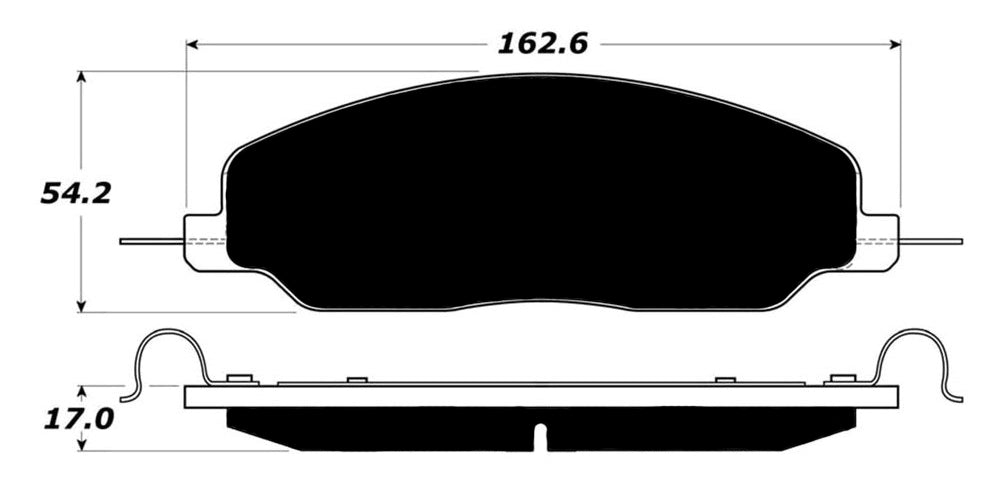 Porterfield Brake Pads for 2008 FORD MUSTANG V6
