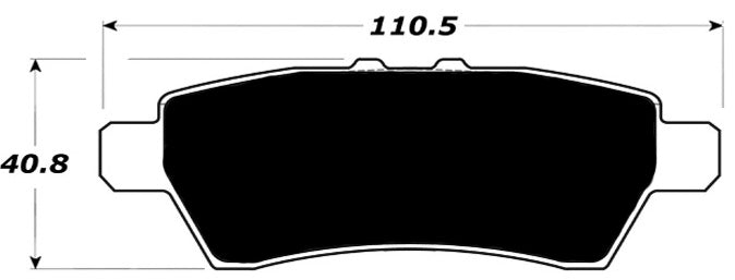 Porterfield Brake Pads for 2012 NISSAN PATHFINDER V8