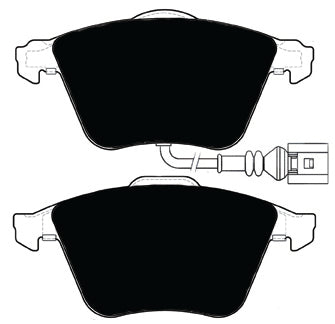Porterfield Brake Pads for 2012 AUDI TT Quattro-TTS 340mm Front Disc