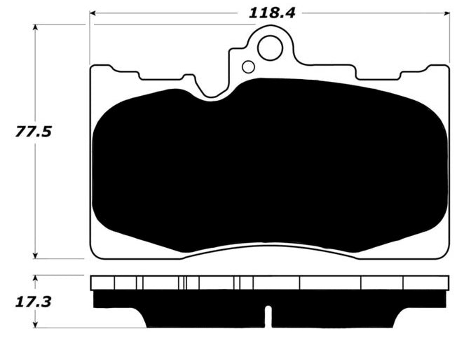 Porterfield Brake Pads for 2016 LEXUS RC300