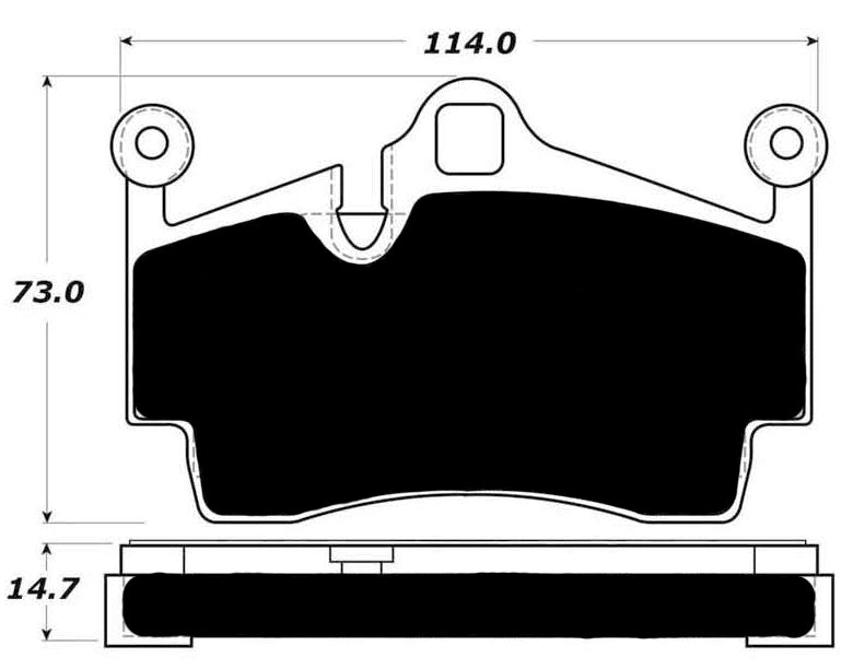 Porterfield Brake Pads for 2019 PORSCHE 718 Cayman S