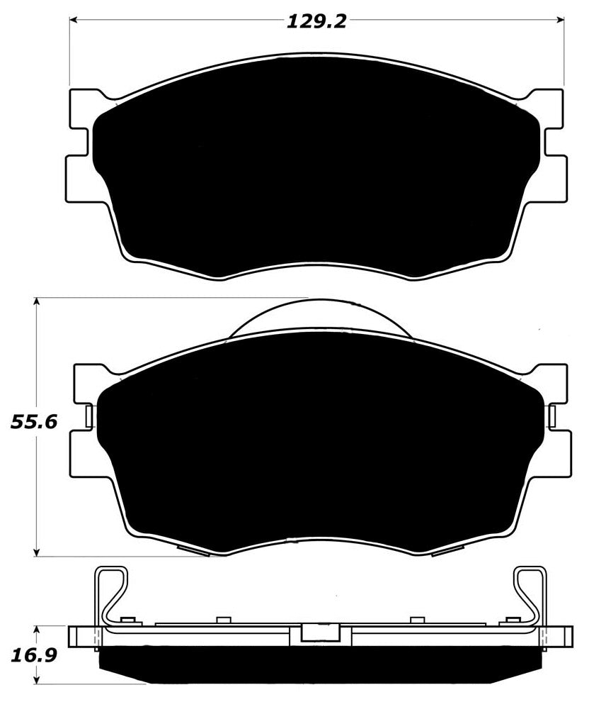 Porterfield Brake Pads for 2010 KIA RIO
