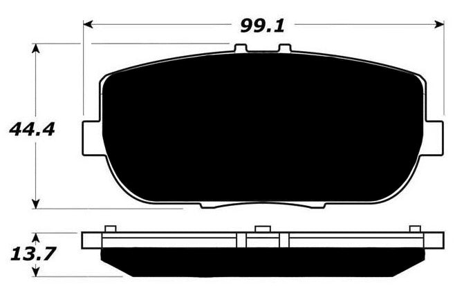 Porterfield Brake Pads for 2006 MAZDA MX-5 MIATA