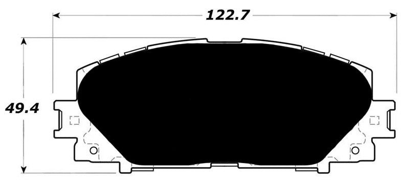Porterfield Brake Pads for 2018 TOYOTA PRIUS C