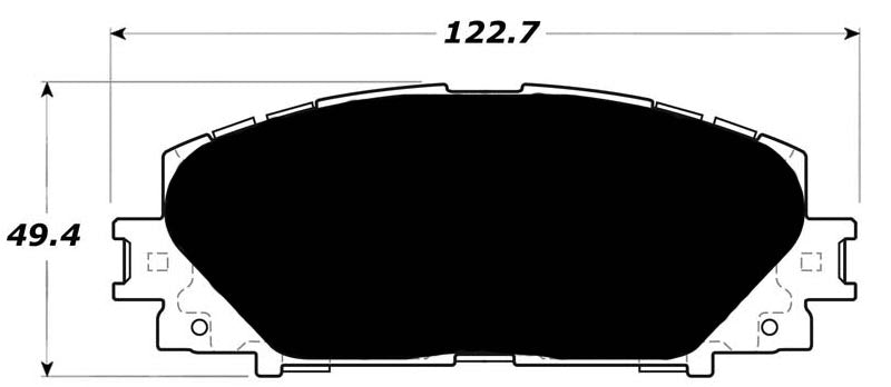 Porterfield Brake Pads for 2018 TOYOTA YARIS R/Drums