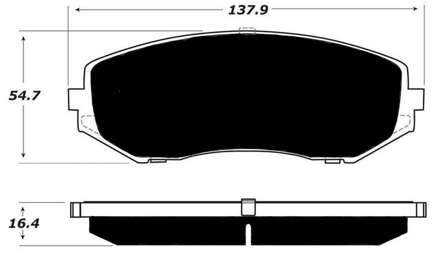 Porterfield Brake Pads for 2007 SUZUKI GRAND VITARA
