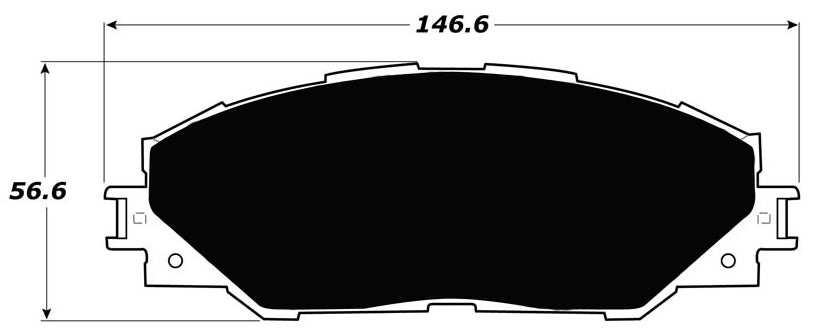 Porterfield Brake Pads for 2009 PONTIAC VIBE GT