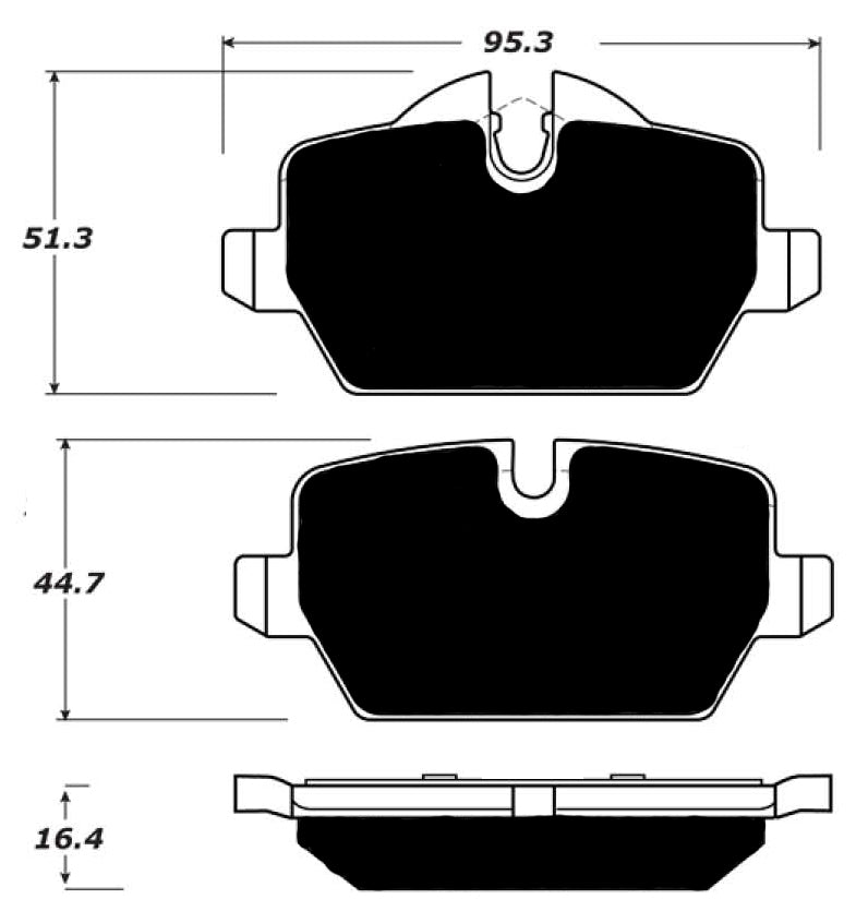 Porterfield Brake Pads for 2013 MINI Paceman
