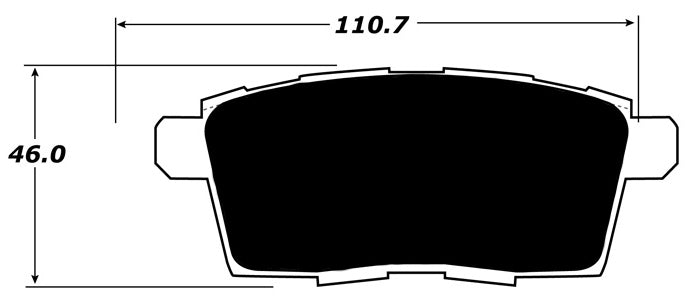Porterfield Brake Pads for 2007 LINCOLN MK X