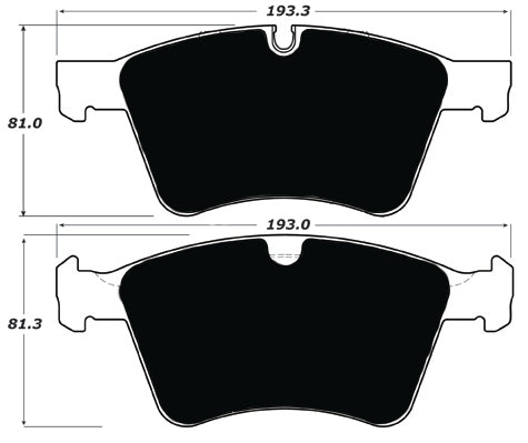 Porterfield Brake Pads for 2013 MERCEDES-BENZ GL550 w/373mm Front Rotor