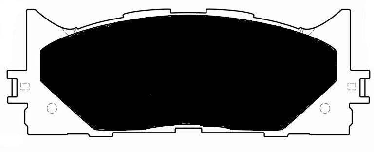 Porterfield Brake Pads for 2007 LEXUS ES 330