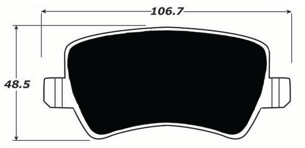 Porterfield Brake Pads for 2007 VOLVO S80 AWD V6 315mm Front DISC