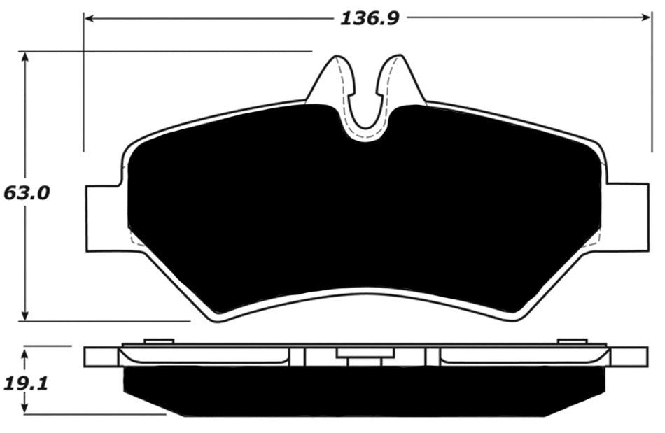 Porterfield Brake Pads for 2010 FREIGHTLINER SPRINTER 2500