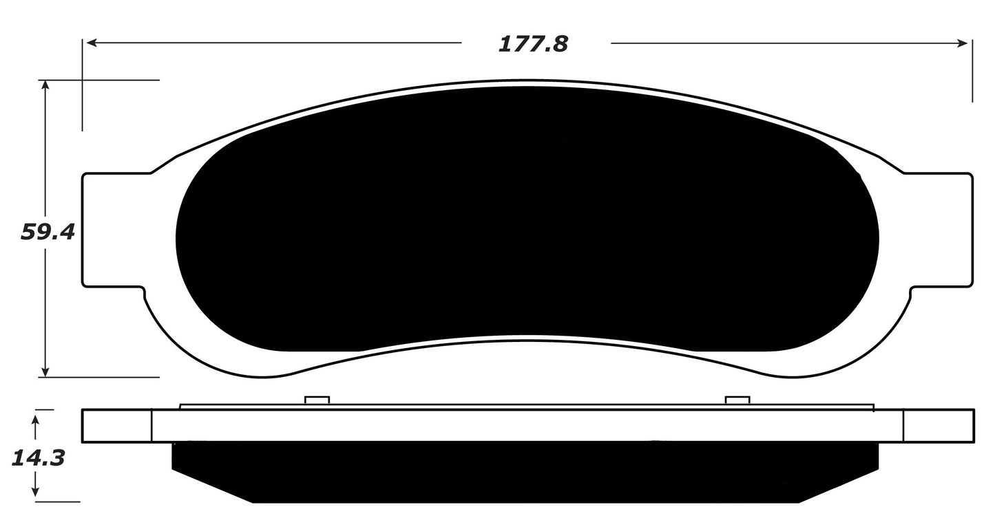 Porterfield Brake Pads for 2010 FORD F450 Superduty Pickup