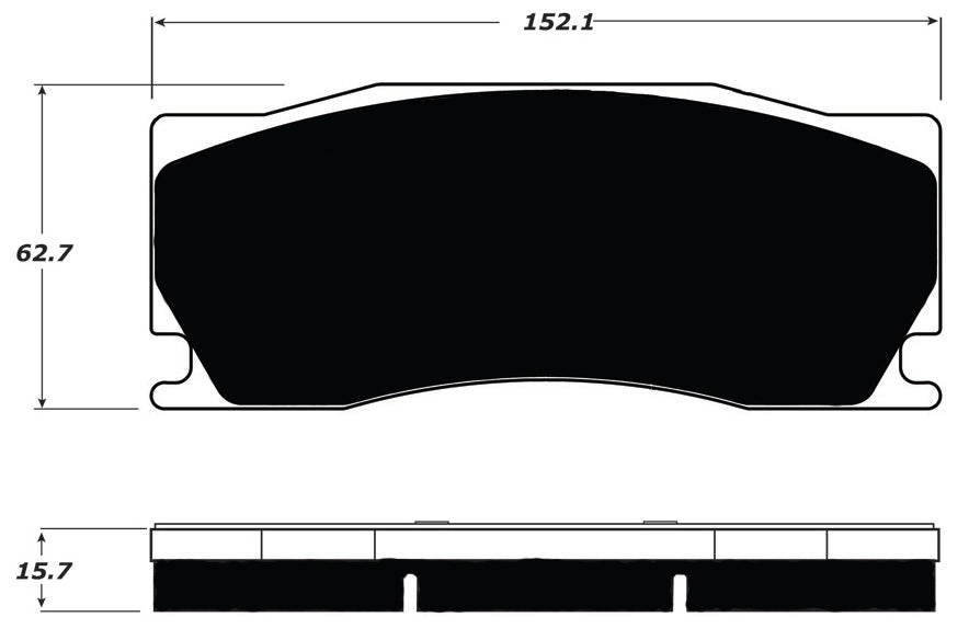 Porterfield Brake Pads for 2015 JAGUAR XKR S w/Alcon Brake Pkg.