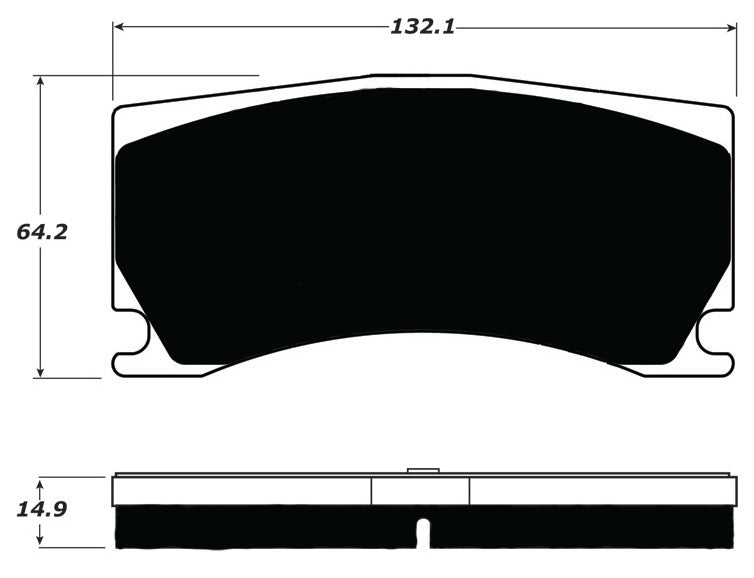 Porterfield Brake Pads for 2013 JAGUAR XKR w/Alcon Brake Pkg.