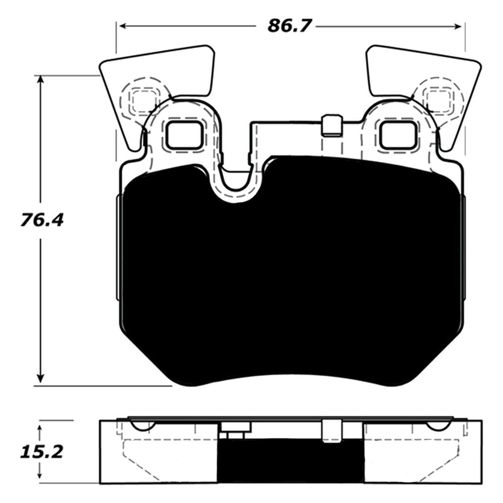 Porterfield Brake Pads for 2011 BMW 135i