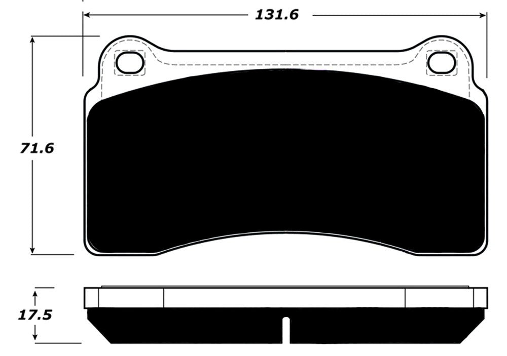 Porterfield Brake Pads for 2013 NISSAN GTR