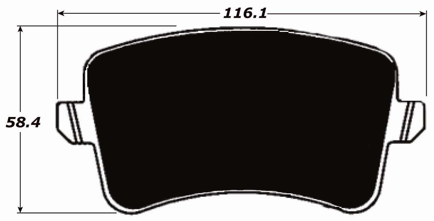 Porterfield Brake Pads for 2008 AUDI S5