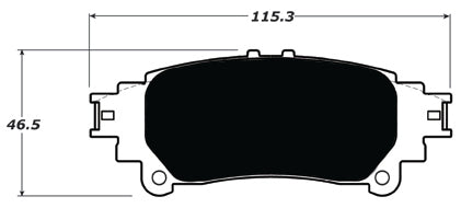 Porterfield Brake Pads for 2010 LEXUS RX 350