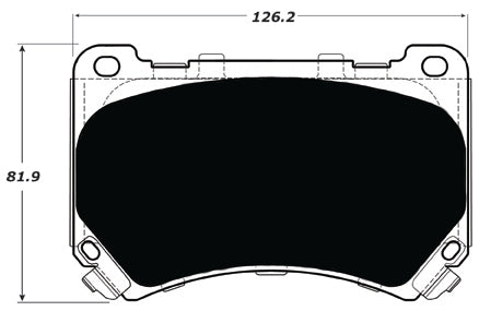 Porterfield Brake Pads for 2010 HYUNDAI GENESIS SEDAN V8