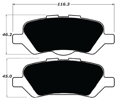 Porterfield Brake Pads for 2015 TOYOTA VENZA