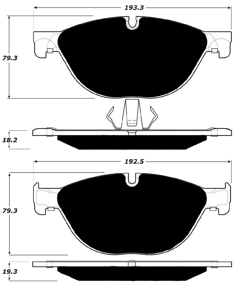 Porterfield Brake Pads for 2017 BMW 650i xDrive