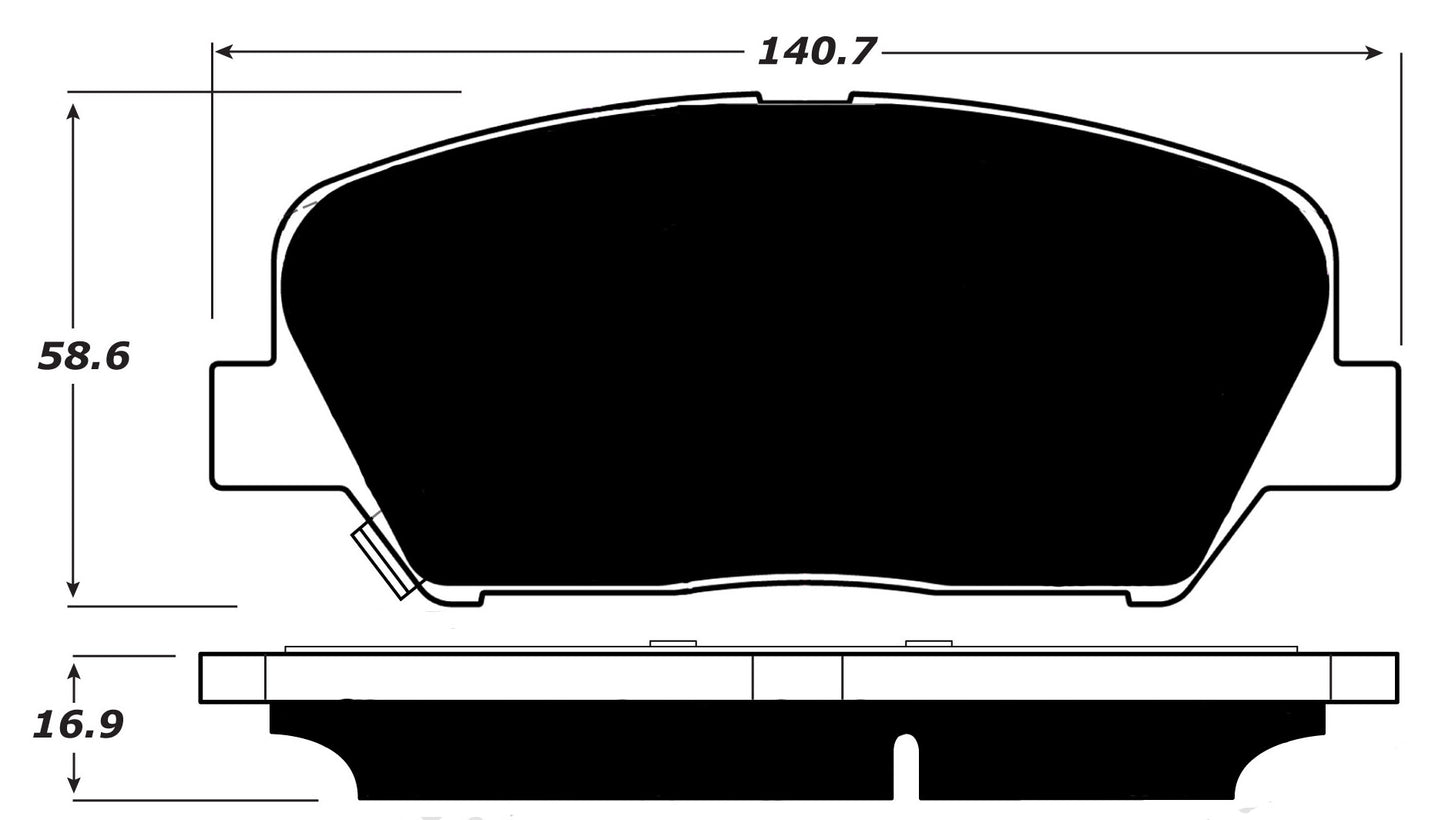Porterfield Brake Pads for 2012 KIA Optima 2.0L Turbo