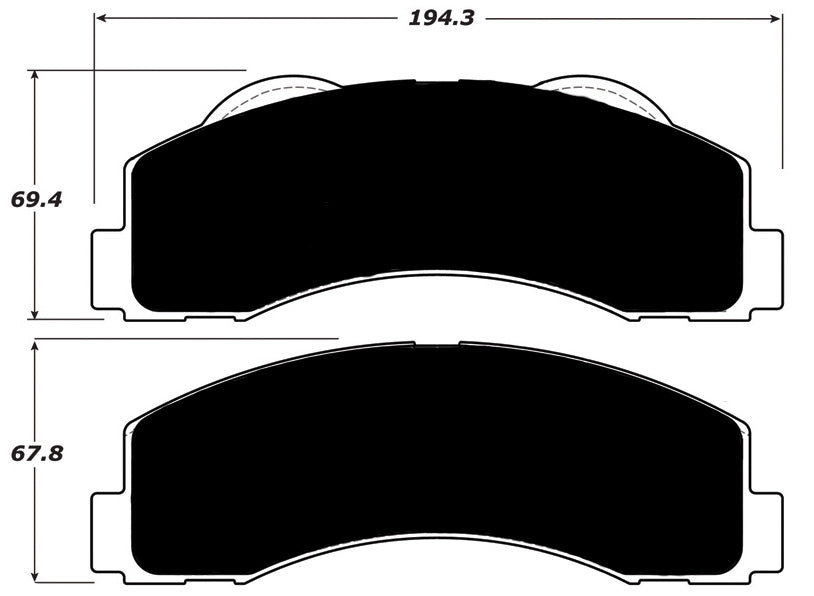 Porterfield Brake Pads for 2010 FORD EXPEDITION