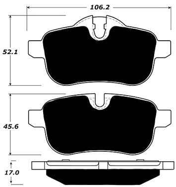 Porterfield Brake Pads for 2009 BMW Z4 30i