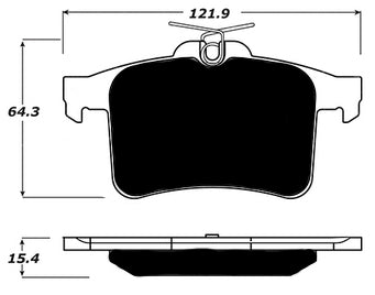 Porterfield Brake Pads for 2010 JAGUAR XF/XFR 5.0L Supercharged