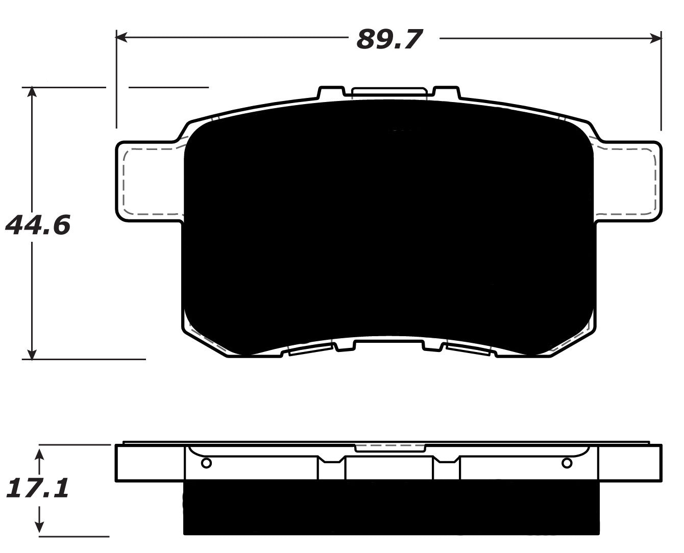 Porterfield Brake Pads for 2012 HONDA ACCORD Sedan SE