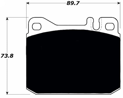 Porterfield Brake Pads for 1990 MERCEDES-BENZ 500SEL