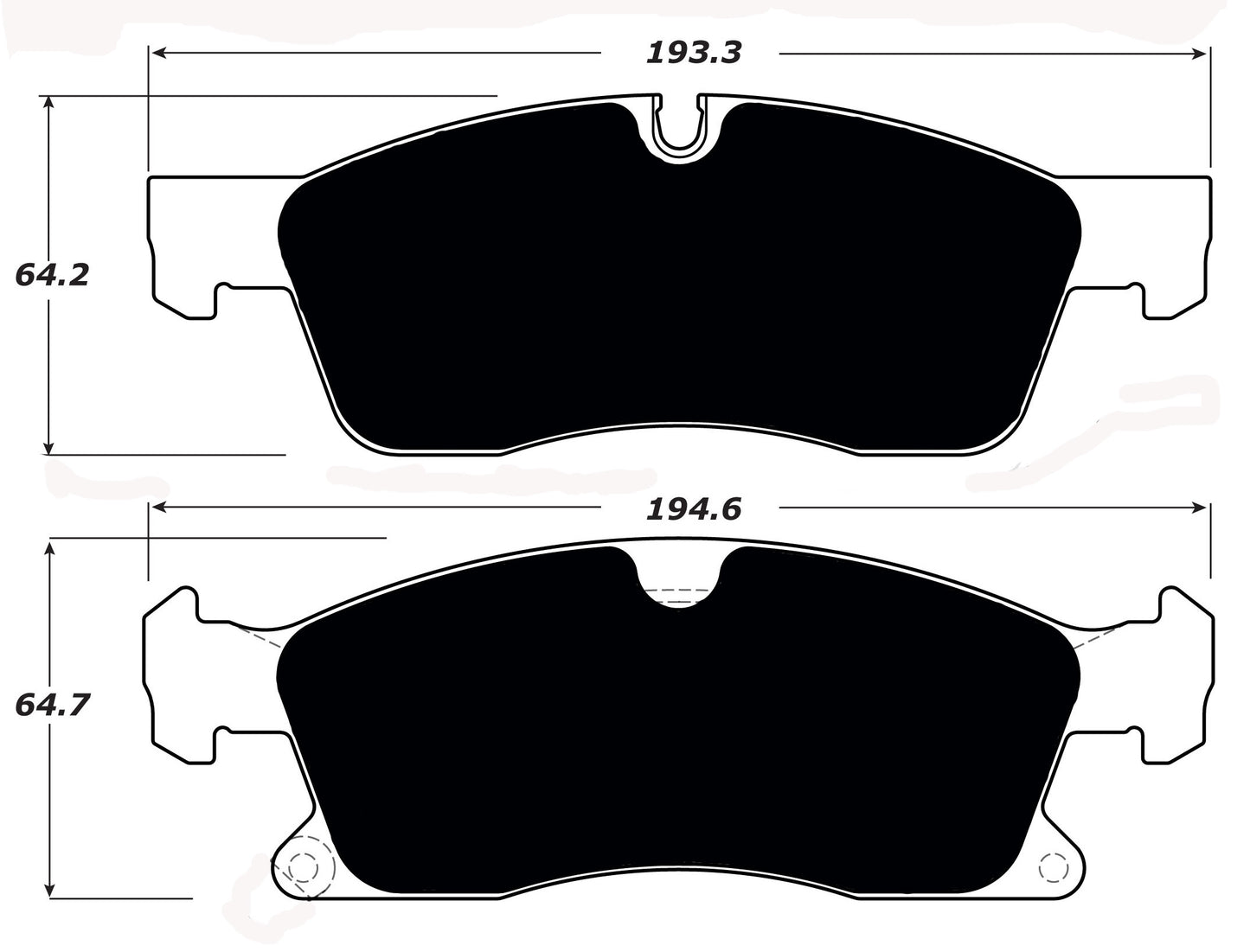 Porterfield Brake Pads for 2013 MERCEDES-BENZ GL-350