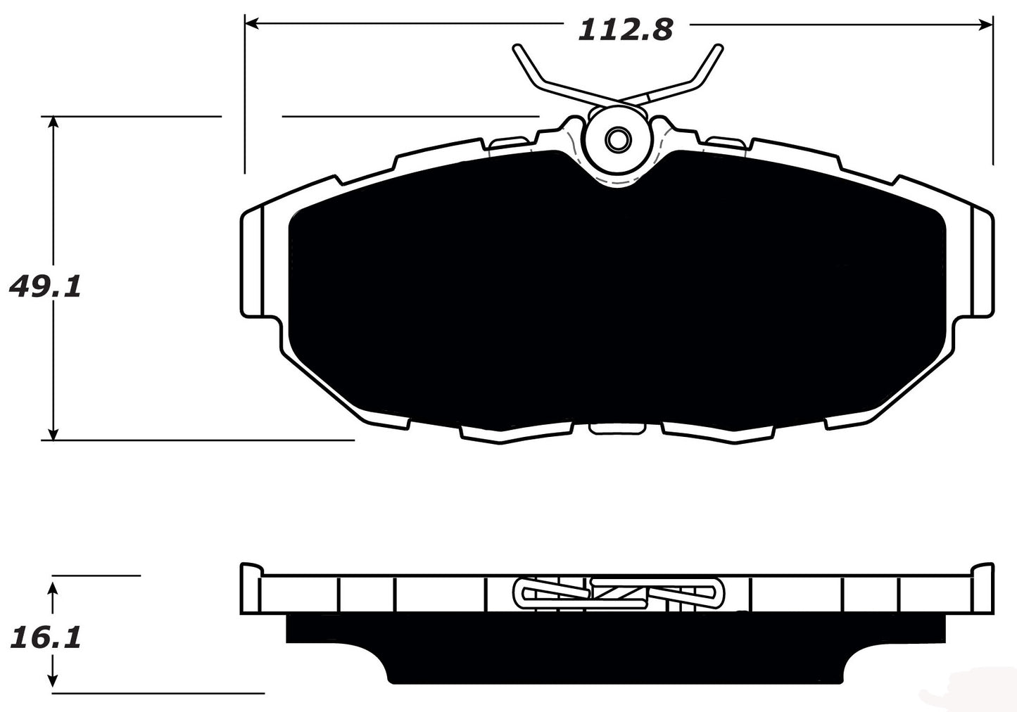 Porterfield Brake Pads for 2013 FORD MUSTANG GT V8