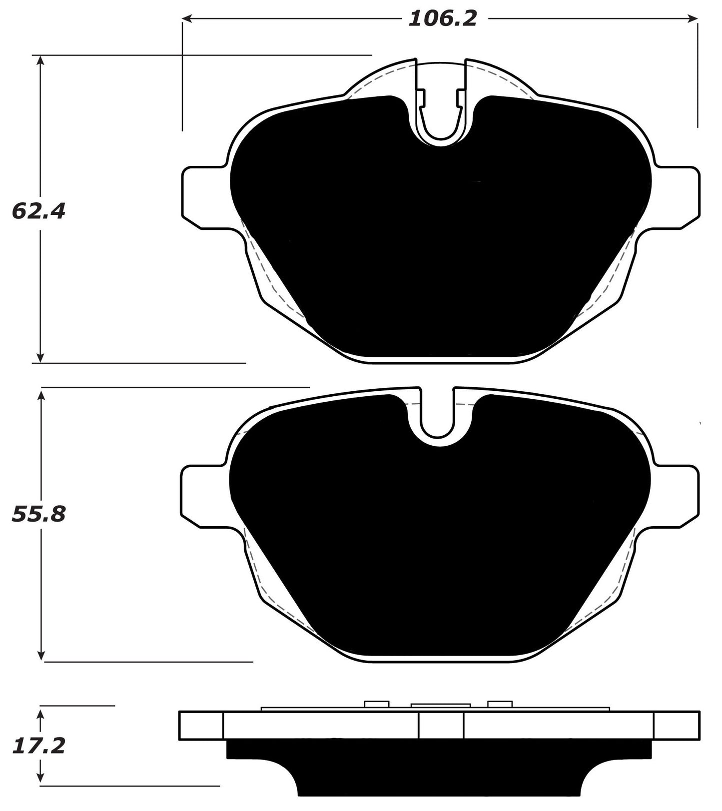Porterfield Brake Pads for 2015 BMW 535d