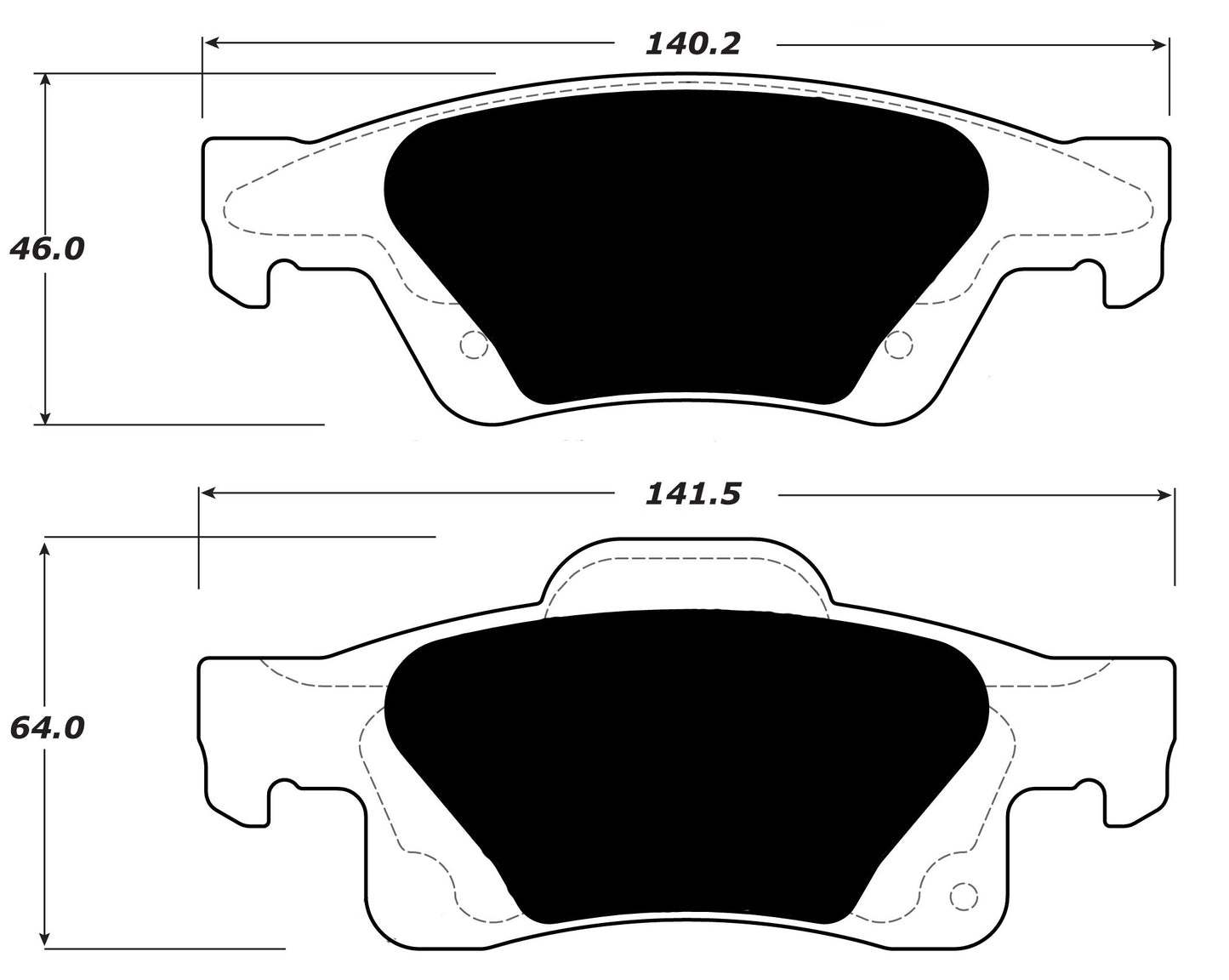 Porterfield Brake Pads for 2017 JEEP GRAND CHEROKEE w/350mm Front Disc