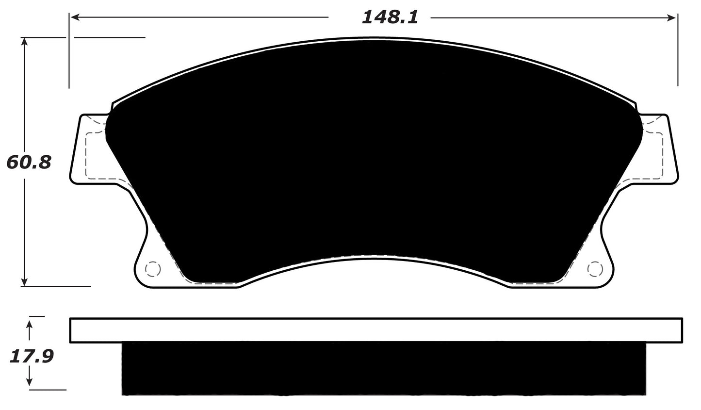 Porterfield Brake Pads for 2015 CHEVROLET SONIC