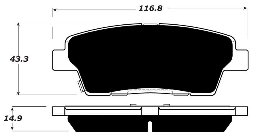 Porterfield Brake Pads for 2011 HYUNDAI GENESIS SEDAN V6