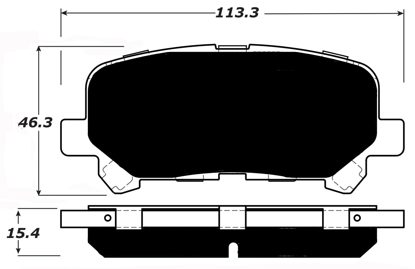 Porterfield Brake Pads for 2014 ACURA MDX