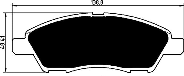 Porterfield Brake Pads for 2014 NISSAN Versa Note