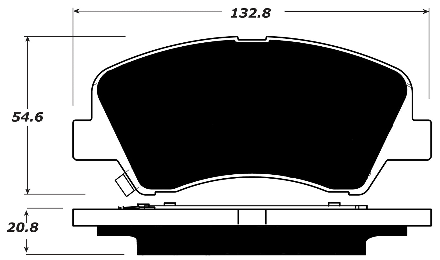 Porterfield Brake Pads for 2017 KIA RIO