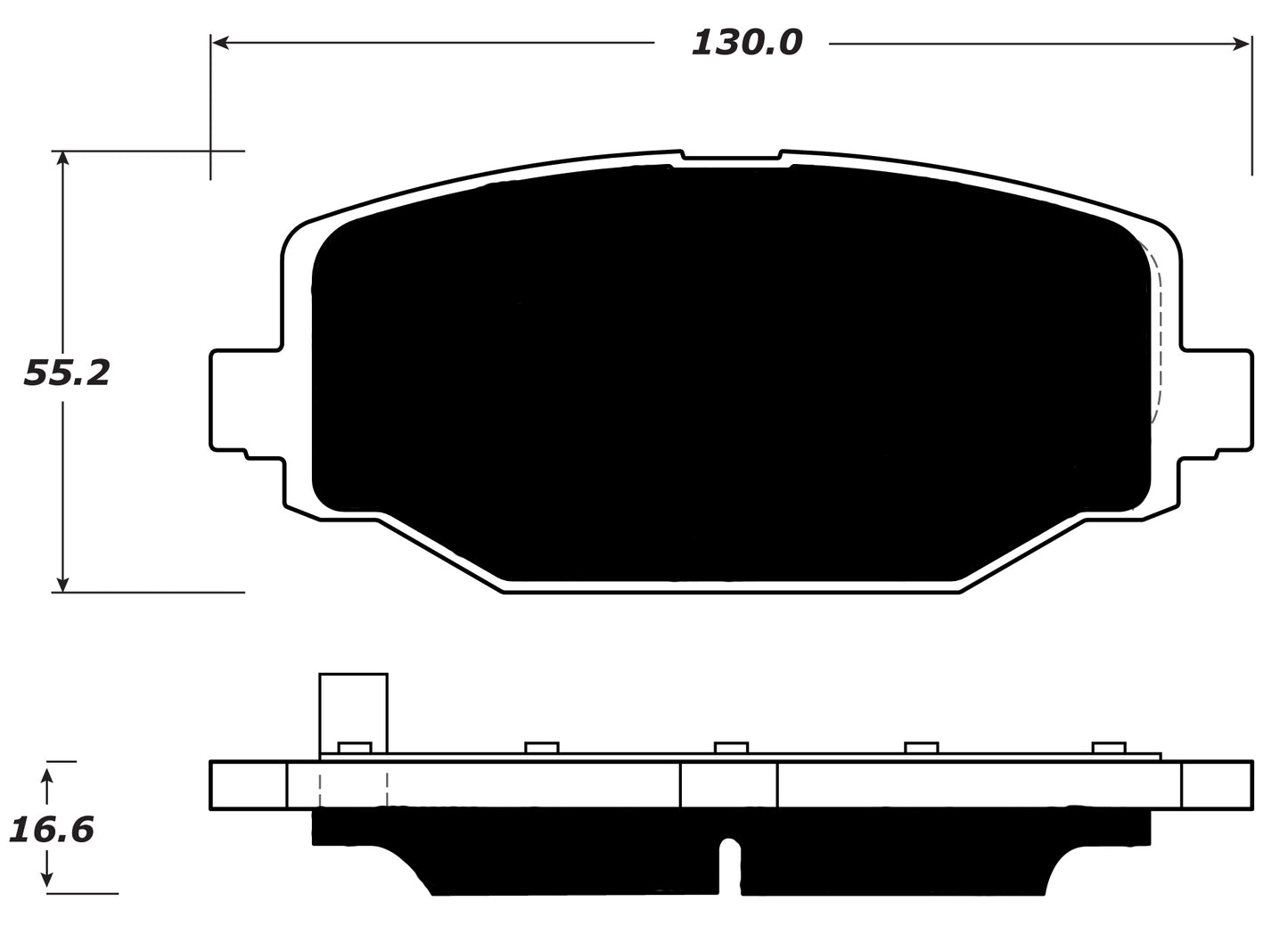 Porterfield Brake Pads for 2017 DODGE JOURNEY
