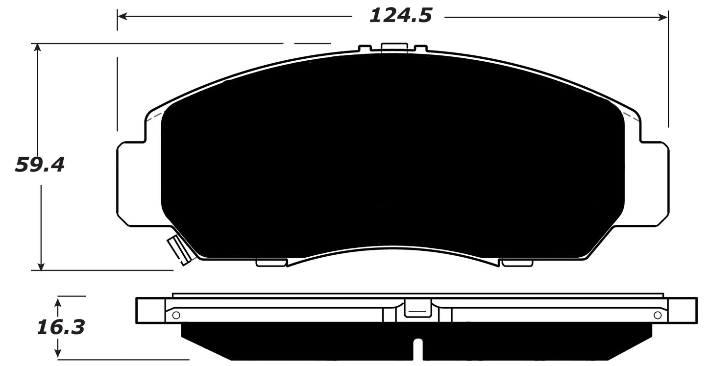 Porterfield Brake Pads for 2012 HONDA CIVIC Sedan GX