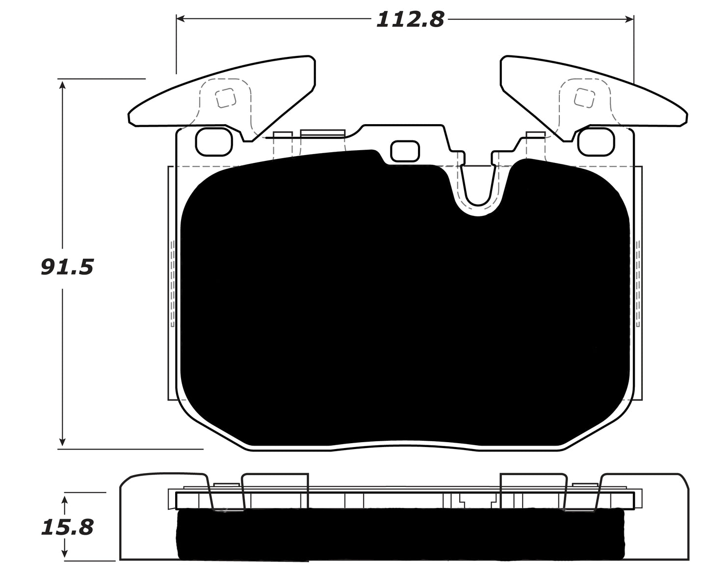 Porterfield Brake Pads for 2017 BMW 320i/320ix -  w/ M Sport Brakes