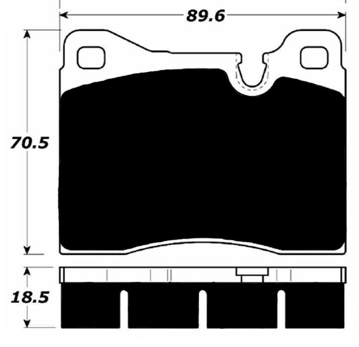 Porterfield Brake Pads for 1986 BMW 735i