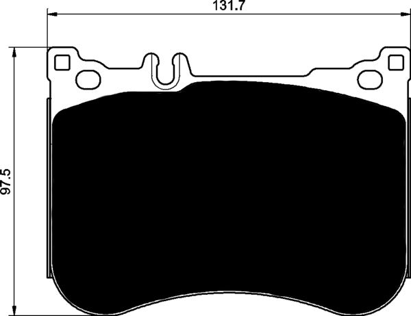 Porterfield Brake Pads for 2016 MERCEDES-BENZ S550