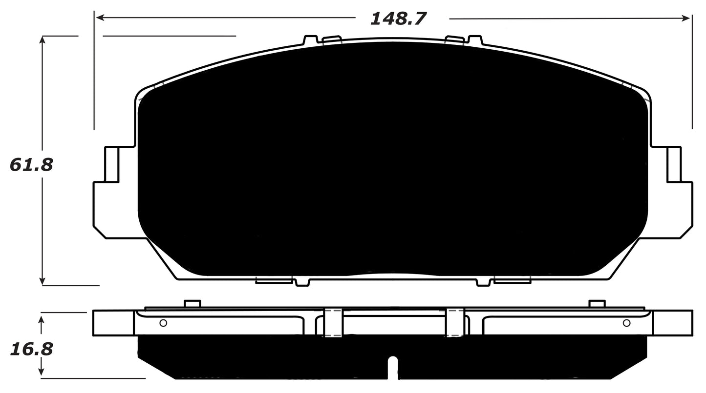 Porterfield Brake Pads for 2014 ACURA RLX