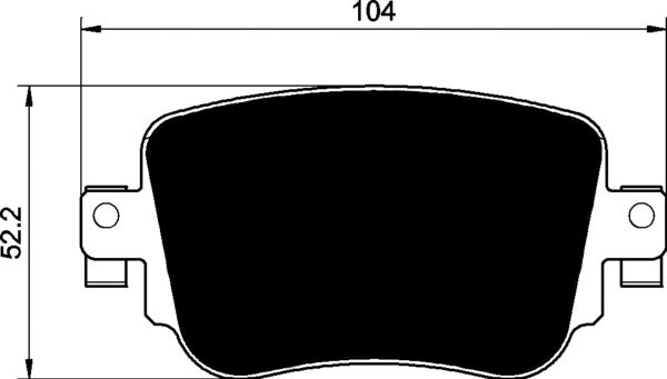 Porterfield Brake Pads for 2015 VOLKSWAGEN GOLF - 4 Door